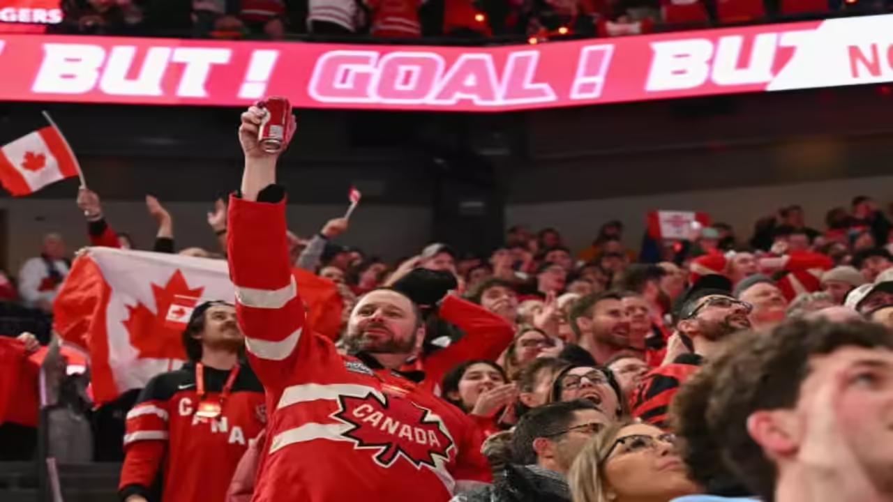 IPTV Canada — Canadian hockey fans celebrating a goal